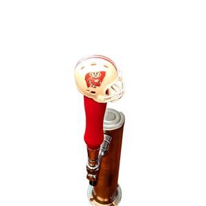 Beer Tap NCAA Wisconsin Badgers Tap Handle Wood Football Beer Keg Red Kegerator